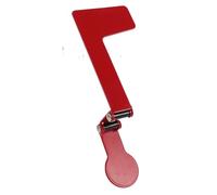 BESPORTBLE Metal Mailbox Flag Replacement with Foldable Stainless Steel Bracket Red Mailbox Accessory for Outdoor Garden Postal Carrier Signal Alert