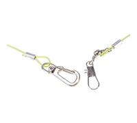 BESPORTBLE Meters Elastic Training Rope for Parrot with No.5 Claw Ring, Made of Sturdy Pp and Steel Wire, Easy to Wear, Suitable for Outdoor Flying Harness Use Random Color
