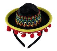 BESPORTBLE Mexican Headband Party Hat for Cinco De Mayo Costume Headdress Lightweight Festival Accessory for Fiesta Celebrations and Pet Outfits