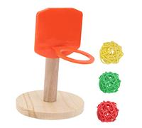BESPORTBLE Mini Bird Shooting Toy Parrot Basketball Hoop Educational Toy for Parrots Random Color