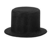 BESPORTBLE Mini Black Top Hat for DIY Crafts, Snowman Hat for Christmas Decorations, Doll Accessories, 3. 54 X 3. 54 X 1. 77 Inch, Cloth Material