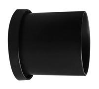 BESPORTBLE Mini Ceramic Flower Pots with Drainage Plate for Outdoor Garden Decor Black 10 * 10 * 11.5cm for Fleshy Plants and Succulents