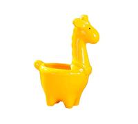 BESPORTBLE Mini Ceramic Giraffe Planter Flowerpot Succulent Container for Home Decor Quality Ceramic