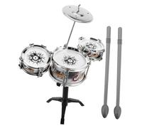 BESPORTBLE Mini Drum Kit for Toddlers Realistic Jazz Drum Set Toy Kids Percussion Instrument Colorful Box for Music Development and Rhythm Learning