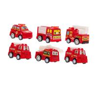 BESPORTBLE Mini Fire Engine Model Push and Go Sliding Car for Over Years Early Educational Construction Vehicle Boys