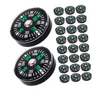 BESPORTBLE Mini Oil-filled Button Compass Stable Pocket Navigation Tool for Hiking Camping Mountaineering Lightweight Small Compass for Outdoor Survival and Learning