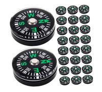BESPORTBLE Mini Pocket Compass Oil-filled Small Keychain for Hiking and Backpacking Accurate Magnetic Needle Outdoor Direction Guide Orienteering Navigation Tool