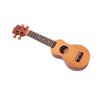 BESPORTBLE Mini Pocket Ukulele for Adults and Boys and Girls, Wooden Acoustic 4-string Instrument with Sound Hole and Traditional Shape, Introduction to Music