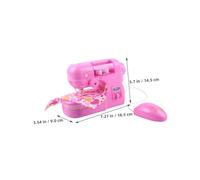 BESPORTBLE Mini Sewing Machine for Portable Educational Learning Tool Safe Materials Creative Skill Development for Boys and Beginner Sewing Play