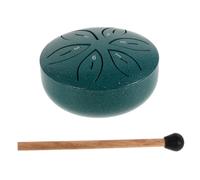 BESPORTBLE Mini Steel Tongue Drum Portable Handpan for Percussion Instrument with Drumstick and Storage Bag Safe Outdoor Rain Drum for Music Learning and Play