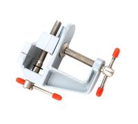 BESPORTBLE Mini Table Vise Clamp Portable Metal Workbench Clamp for Jewelry Model Making DIY Crafts with Ergonomic Design Small Milling Vise for Woodworking and Repair
