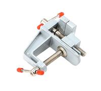 BESPORTBLE Mini Table Vise Clamp Small Metal Woodworking Clamp for Jewelry Making and Model Crafting High Precision Hobby Repair Tool with Stable Grip for DIY Projects