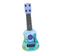 BESPORTBLE Mini Ukulele Guitar Toy for Toddlers and Kids, 25.5cm Plastic Stringed Musical Instrument, Educational Beginner Guitar Toy for Boys and Girls, Animal Pattern Random Random Style