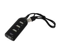 BESPORTBLE Mini USB 2.0 Hub 4-Port Splitter USB Expansion Transfer Adapter Compatible Laptop and Desktop for Data Transfer