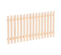 BESPORTBLE Mini Wooden Fence for Fairy Garden DIY Miniature Garden Fence Model for Succulents Dollhouse and Micro Landscape Decoration for Mini Farm Scene Layouts