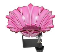 BESPORTBLE Miniature Bird Bath Deck Mounted Bird Bath Bird Bath Stand Only Standing Bird Bath Fence Mounted Bird Bath Bird Water Bowl Bird Water Feeder Hummingbird Bath Butterfly Bath