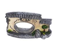 BESPORTBLE Miniature Chinese Landscape Resin Architecture for Fish Tank Decoration and Elegant Traditional Ornaments for Aquariums and Gardens Use