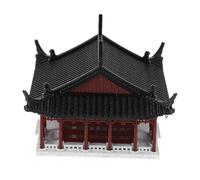 BESPORTBLE Miniature Chinese Traditional Ornament Plastic Architecture Figurine for Aquarium and Tabletop Ancient House Decor Versatile Micro Landscape Sculpture with Cultural Elegance Low