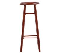 BESPORTBLE Miniature Dollhouse Furniture Wood Stool Nordic Style Rustic High Stool for Dollhouse Kitchen Accessories DIY Scene Decor Creative Model Chair for Fairy Garden and Miniature Craft
