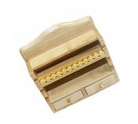 BESPORTBLE Miniature Dollhouse Wall Cabinet Smooth DIY Mini Furniture Model for Doll House Kitchen Educational Pretend Play Accessory to Inspire Creativity and Social Skills