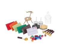 BESPORTBLE Miniature Dollhouse Wax Seal Stamp Kit Christmas Theme Travel-friendly Compact DIY Craft Set with Detailed Craftsmanship Safe Materials for Envelope Sealing and Dollhouse