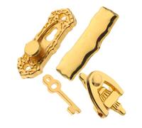 BESPORTBLE Miniature Door Lock Key Set 1/12 Scale Accessories for Dollhouse Realistic Mini Door Locks for Decor