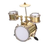 BESPORTBLE Miniature Drum Kit Model Lightweight Simulation Musical Instrument for Educational Plaything Cultivating Creativity and Musical Interest