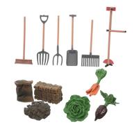 BESPORTBLE Miniature Farm Tools Set Model Accessories for Sand Table Realistic and Easy Assembly Farm Equipment for Educational Desktop Decoration Playset