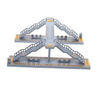 BESPORTBLE Miniature Footbridge Model Kit for Railway Scenery 1 Set of DIY Sand Table Accessories for Model Building and Dollhouse Decor