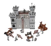 BESPORTBLE Miniature Military Equipment Model Castle Siege Vehicle for Educational Building Kit Realistic Ancient Roman War Chariot Design