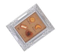 BESPORTBLE Miniature Resin Photo Frame for Doll House DIY Dollhouse Accessory for Adding Warmth and Elegance to Your Miniature Home Decor