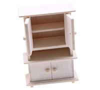 BESPORTBLE Miniature Wardrobe for Dollhouse Tiny House Furniture Accessory Bedroom Miniatures Decor Doll Furniture for Dollhouse Furnishing