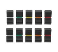 BESPORTBLE Mixer Fader Knob Accessories 10Pcs Replacement Rubber Slider Caps 25X12X8Mm for Audio Console and Dj Controller Mixing Desk Setup