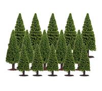 BESPORTBLE Model Trees - 15 Pcs Model Railway Trees Pine Tree Modle DIY Scenery Landscape Scenery Tree Architecture Trees