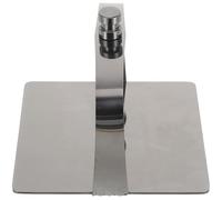 BESPORTBLE Modern Elegant Desktop Napkin Holder Stand with Weighted Base for Kitchen Table Buffet Restaurant and Hotel Use Stylish Stainless Steel Napkin Rack Organizer for Dinner and Party