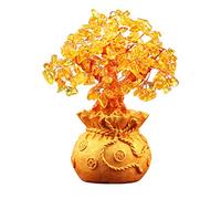BESPORTBLE Money Tree Money Bag Tree Ornaments Decorative Crystal for Feng Shui Present