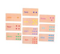BESPORTBLE Montessori Counting Puzzle Board for Ages Recognition and Sequencing Early Education Math Learning Tool Fine Motor Skill Development Aid Preschool Classroom Cognitive Plaything