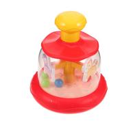 BESPORTBLE Montessori Press Horse Rotating Carousel for Boy Girl Early Learning Sensory Plaything with Animal Design Enhancing Fine Motor Skills and Social Development