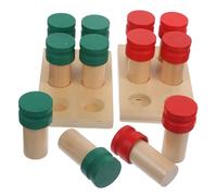 BESPORTBLE Montessori Sensory Bottle for Wooden Smell Sensory Box with Smooth Edges Educational Learning Aid for Observation and Flavor Distinction Safe and Boys