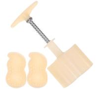 BESPORTBLE Mooncake Mold Set 50g Hand-Pressed Baking Molds with Decorative Peanut Flower Pattern for Mid-Autumn Festival Pastry DIY Kitchen Bakeware