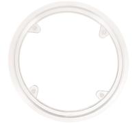 BESPORTBLE Mountain Bicycle Chain Guard and Sprocket Protector 4-Hole White Finish Corrosion Resistant Suitable for Cross-Country Riding