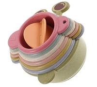 BESPORTBLE Multi-color Stacking Cups for Rabbits Fun Bunny Food Holders Durable and Safe Pet Toys Engaging Seek Play for Bunnies and Toddlers