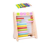 BESPORTBLE Multi Functional Computing Rack with Beads Educational Arithmetic Drawing Board and Calculation Stand Cognitive for Early Math Learning and Preschool Development