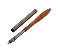 BESPORTBLE Multi-Functional Nail Art Brush Set 5-Piece Wide Brush Wooden Handle for DIY Nail Art Gradient Blush and Home Use for and