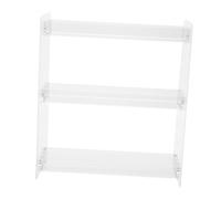 BESPORTBLE Multi Nail Polish Display Shelf Organizer with Transparent Standing Rack for Home and Market Counter Storage Stylish Compact Holder for Snacks and Small Items Space Saving Design