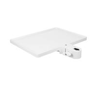 BESPORTBLE Multi-purpose Clamp-on Rack Holder with Sturdy Plastic and Metal Construction Adjustable Microphone Stand Tray Compact Size Minimises Vibration for Live Streaming and Recording