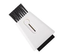 BESPORTBLE Multi-Purpose Dual-Head Keyboard and Window Track Cleaning Brush, White, Slot and Groove Cleaning Tool for Electronics and Home Use