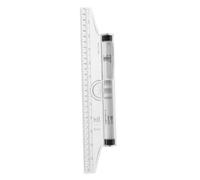 BESPORTBLE Multi-purpose Rolling Ruler Tool for Drawing and Design, Plastic Material with Vertical Parallel Line Drawing and Circle Template Functions, for Students and Professionals