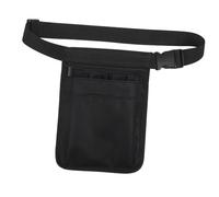 BESPORTBLE Multifunctional Medical Waist Bag Organizer with Multiple Pockets Oxford Cloth Tool Storage Pouch for Nurses Doctors Gardeners and Craft Use Black
