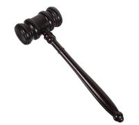 BESPORTBLE Multifunctional Wooden Judge Hammer Auction Gavel Solid Material for Lawyers Auctioneers Judges Club Presidents Gift